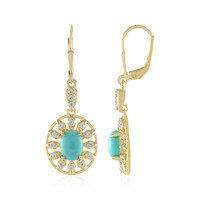Turquoise Silver Earrings