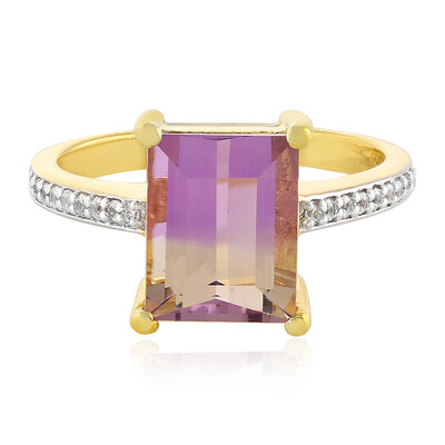 Ametrine Silver Ring