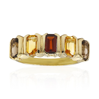 Mozambique Garnet Silver Ring