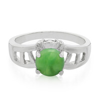 Imperial Chrysoprase Silver Ring