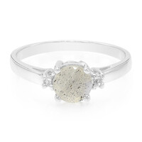 Romanian Spectrolite Silver Ring