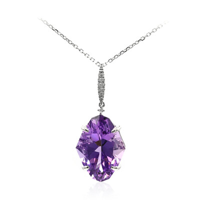 14K Amethyst Gold Necklace