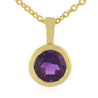 Zambian Amethyst Silver Necklace