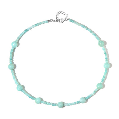 Amazonite Silver Necklace
