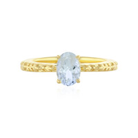 Aquamarine Silver Ring