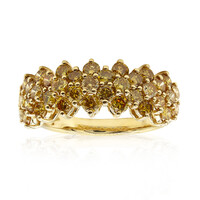 14K SI2 Orange Diamond Gold Ring (CIRARI)