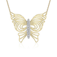 9K Zircon Gold Necklace (Ornaments by de Melo)