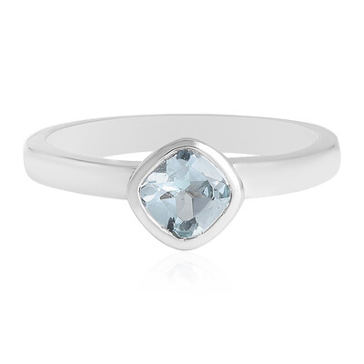 Sky Blue Topaz Silver Ring