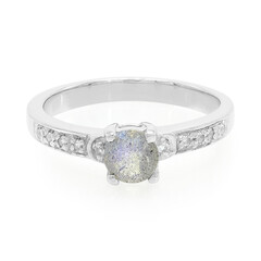 Romanian Spectrolite Silver Ring