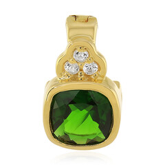 Russian Diopside Silver Pendant