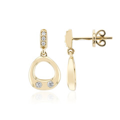 9K SI1 (G) Diamond Gold Earrings