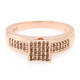 Fancy Diamond Silver Ring