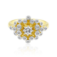 18K IF (D) Diamond Gold Ring