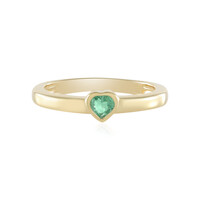 Colombian Emerald Silver Ring