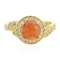 Sunstone Silver Ring