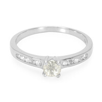 Silver Shiller Sunstone Silver Ring