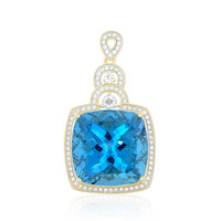 9K Marambaia Topaz Gold Pendant