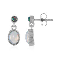 Welo Opal Silver Earrings