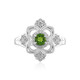 Russian Diopside Silver Ring
