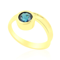 9K Brazilian Indicolite Gold Ring (de Melo)