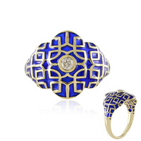 9K I1 (I) Diamond Gold Ring (Ornaments by de Melo)