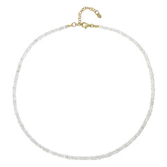 White Sapphire Silver Necklace