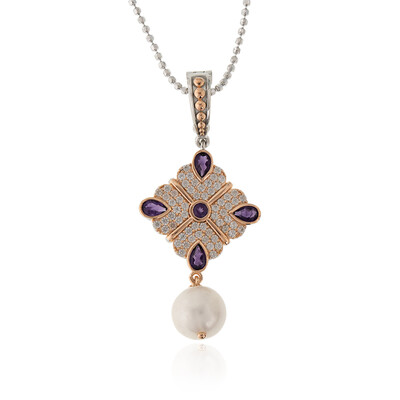 Freshwater pearl Silver Necklace (Dallas Prince Designs)