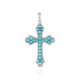 Sleeping Beauty Turquoise Silver Pendant