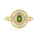 Russian Diopside Silver Ring