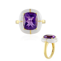 Amethyst Silver Ring
