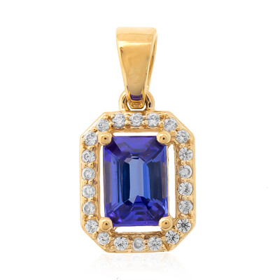18K AAA Tanzanite Gold Pendant (Adela Gold)