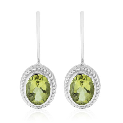 Ouro Verde Quartz Silver Earrings