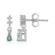 Alexandrite Silver Earrings
