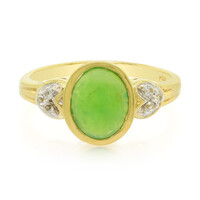 Imperial Chrysoprase Silver Ring