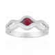 Burmese Ruby Silver Ring (Pallanova)