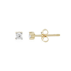 9K SI1 (I) Diamond Gold Earrings