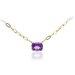 14K Amethyst Gold Necklace (CIRARI)