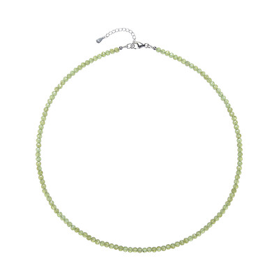 Peridot Silver Necklace