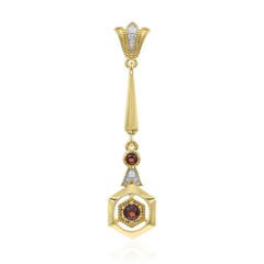 Mozambique Garnet Silver Pendant