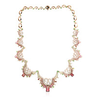 18K Fancy Tourmaline Gold Necklace (Estée Collection)
