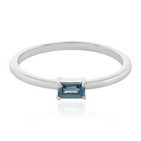 London Blue Topaz Silver Ring