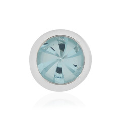 Sky Blue Topaz Silver Pendant