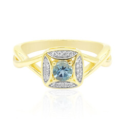 9K Santa Maria Africana Aquamarine Gold Ring