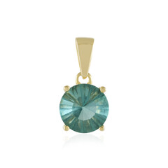 Green Fluorite Silver Pendant