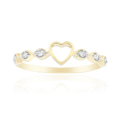 9K SI1 (G) Diamond Gold Ring