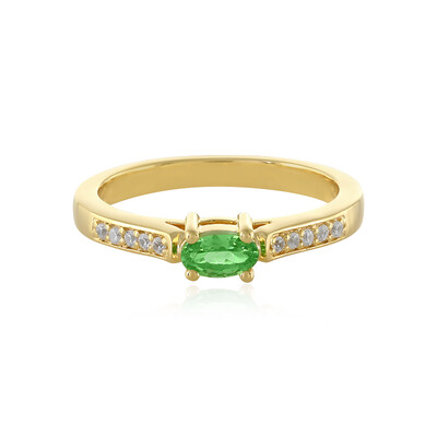 Tsavorite Silver Ring