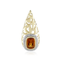 9K Madeira Citrine Gold Pendant (Ornaments by de Melo)