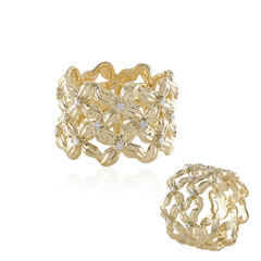 9K I2 (H) Diamond Gold Ring (de Melo)