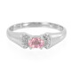 Padparadscha Sapphire Silver Ring