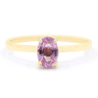 9K Pink Sapphire Gold Ring